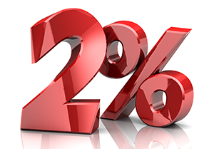 2 percent
