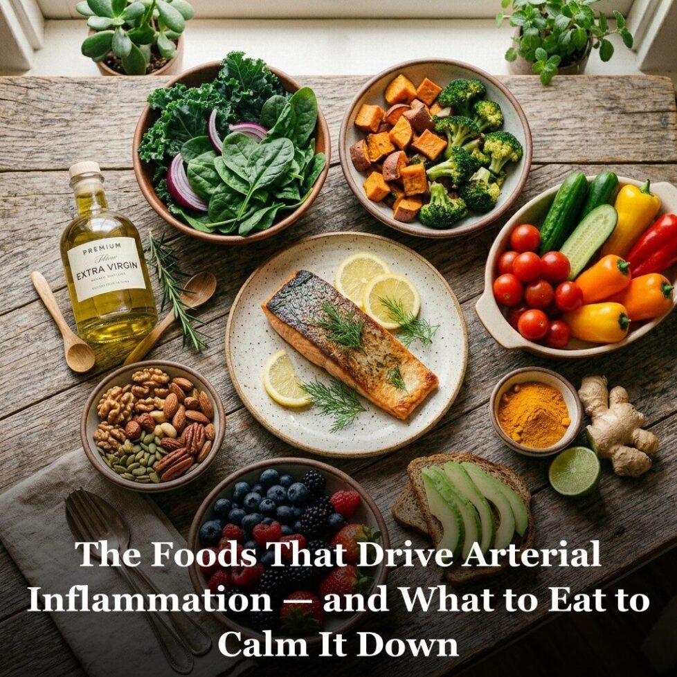 The Foods That Drive Arterial Inflammation and What to Eat to Calm It Down