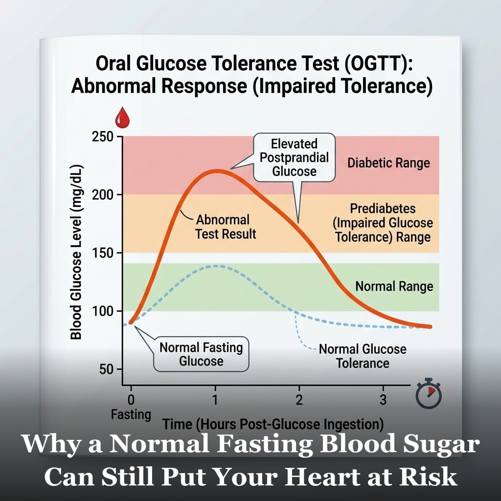 Normal fasting blood sugar and heart risk