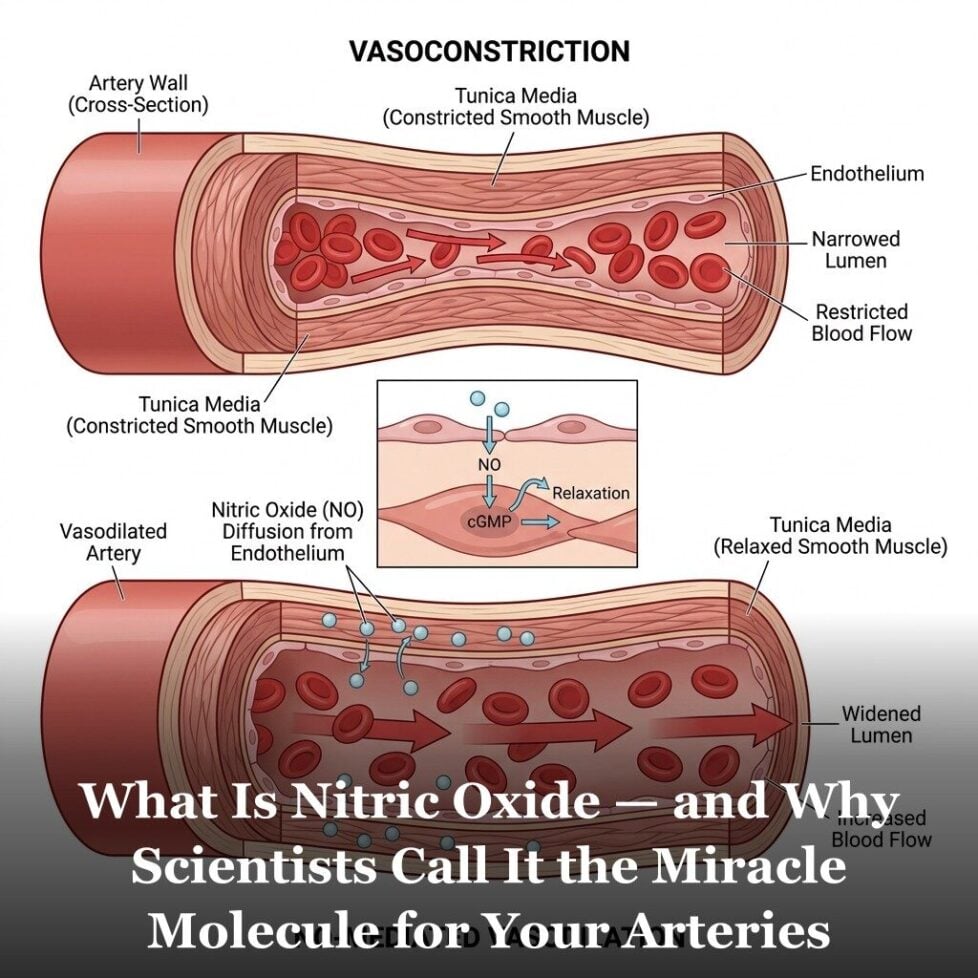 What Is Nitric Oxide and Why Scientists Call It the Miracle Molecule for Your Arteries