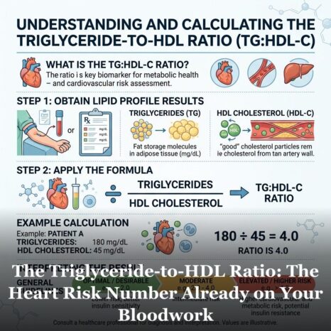 The Triglyceride-to-HDL Ratio: The Heart Risk Number Already on Your Bloodwork