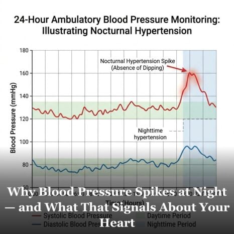 Why Blood Pressure Spikes at Night and What That Signals About Your Heart