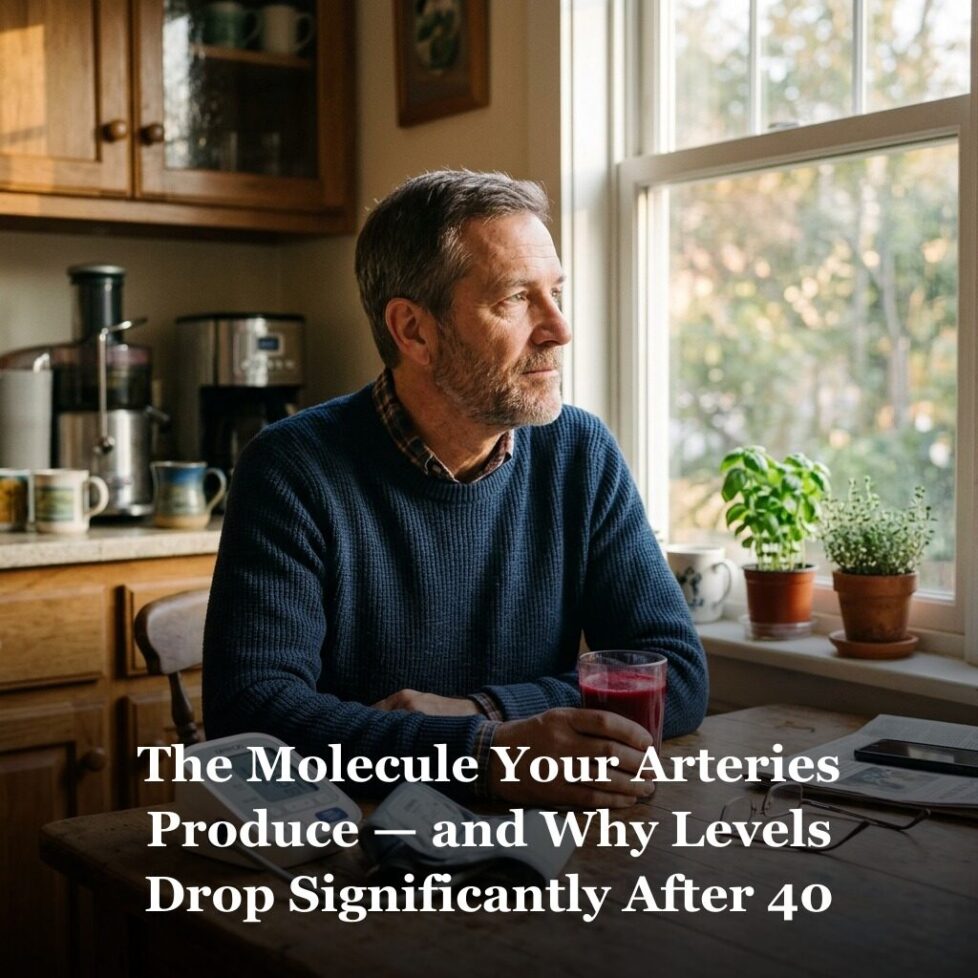 The Molecule Your Arteries Produce — and Why Levels Drop Significantly After 40